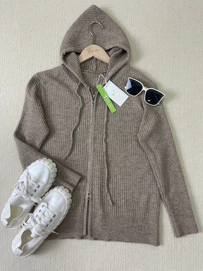 HerbstTrend® - Cozy single-coloured hoodie