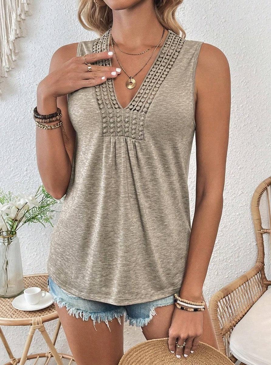 Apricot summer chic top