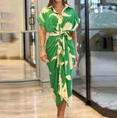 Green Leaf Maxi Dress