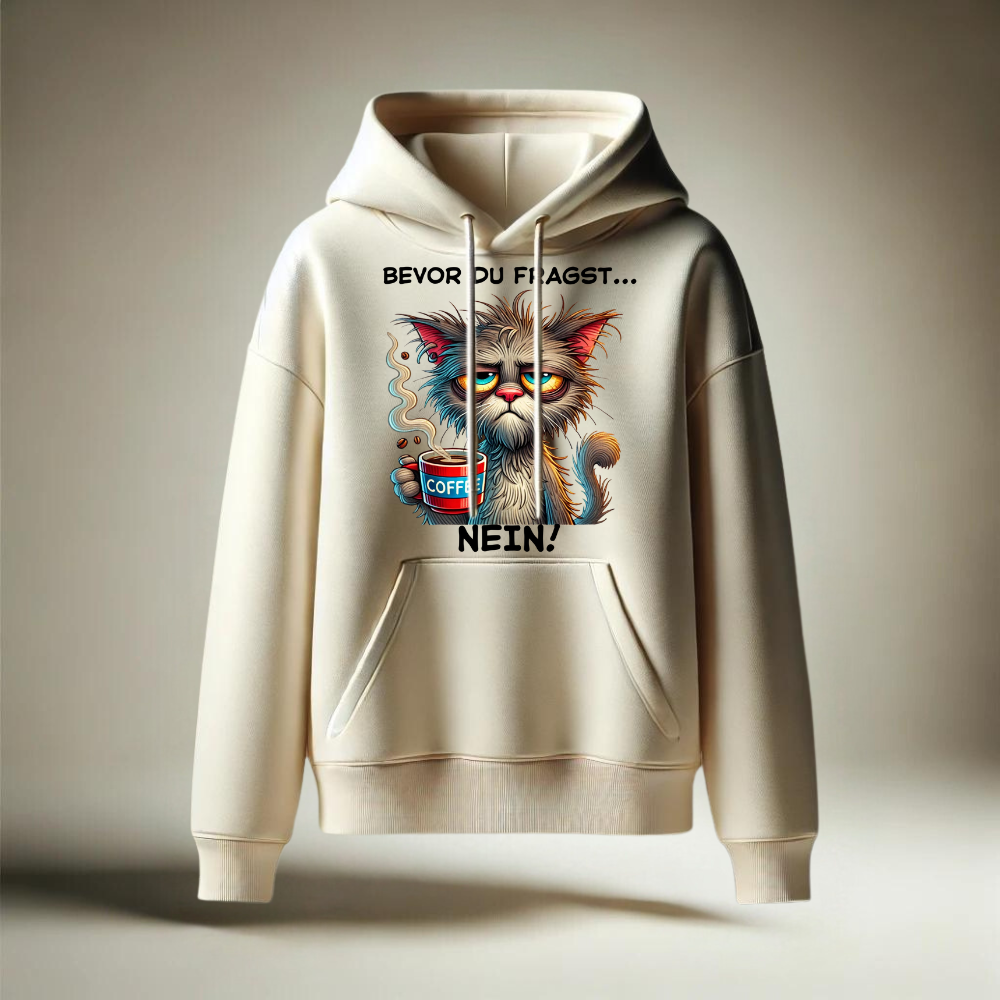 Grumpy Cat Morning - Hoodie