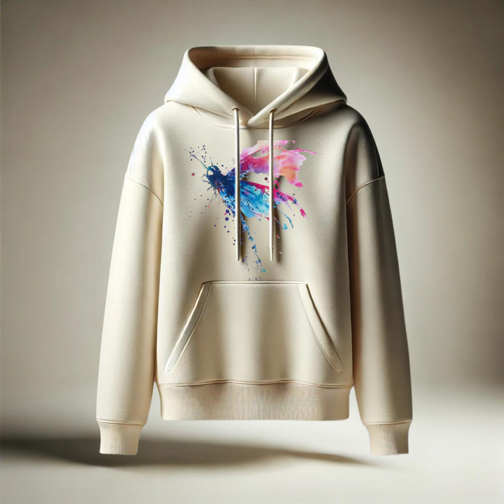 Artistic Wing Flap Hoodie