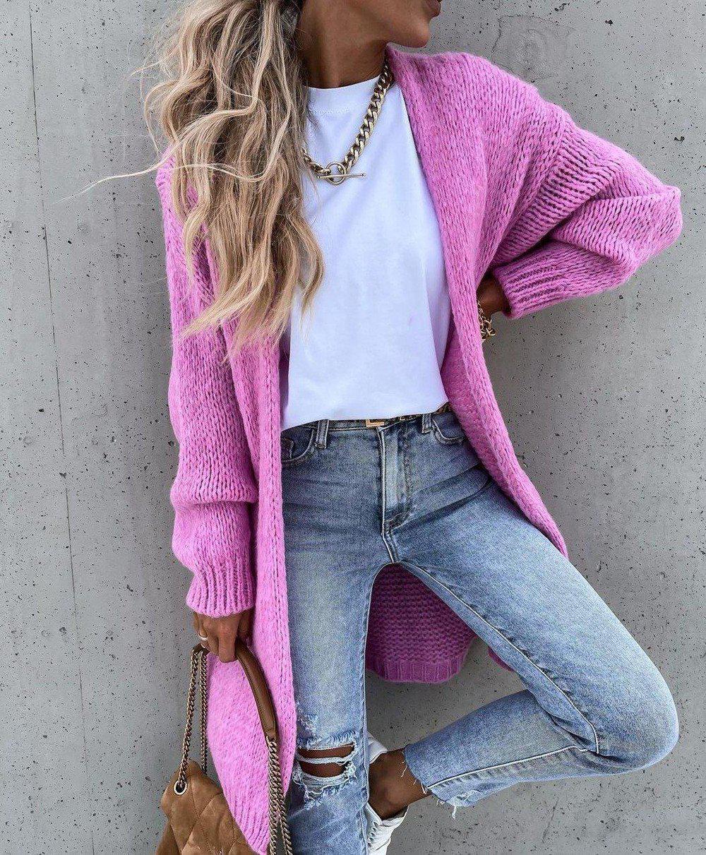 WinterTrend® - Sweet pink cardigan