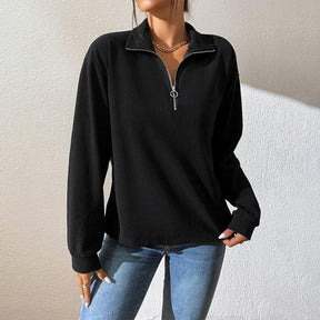 EcoExotica® - Black plain long sleeve top