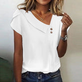 AsymStyle collar blouse