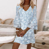 Sky Blue Mini Dress