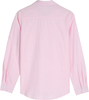 Monci® - Pink long-sleeved shirt with oversized shoulder straps