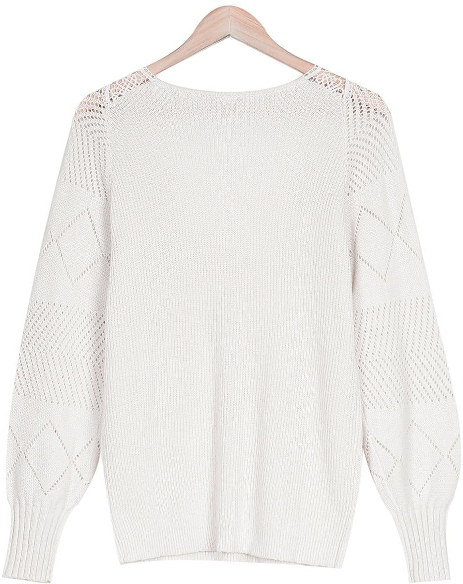 Monci® - "Belle of Fall" cream sweater