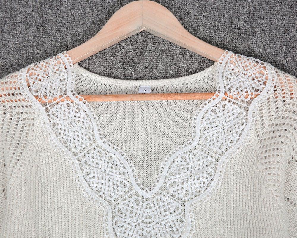 Monci® - "Belle of Fall" cream sweater