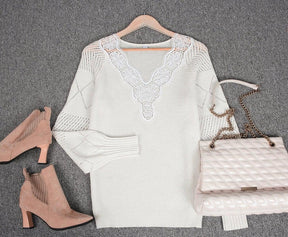 Monci® - "Belle of Fall" cream sweater