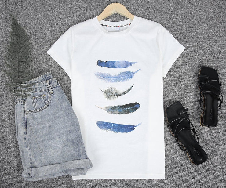 FallStil® - Freedom Feather Short Sleeve T-Shirt