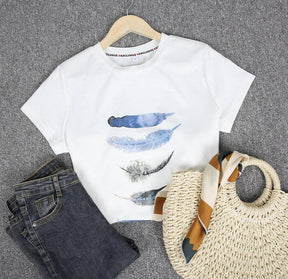 SpringStil® - Freedom Feather short sleeve T-shirt