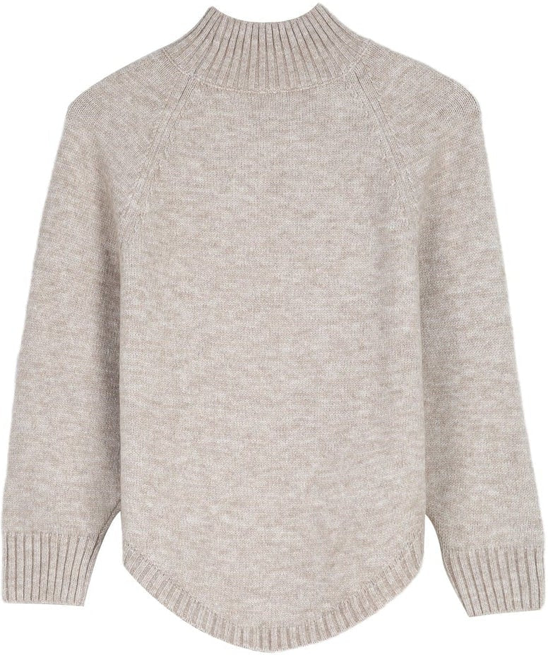 Monci® - Long-sleeved, plain sweater in vintage style