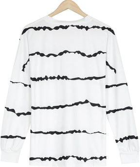 FallStil® - Long-sleeved basic top with print