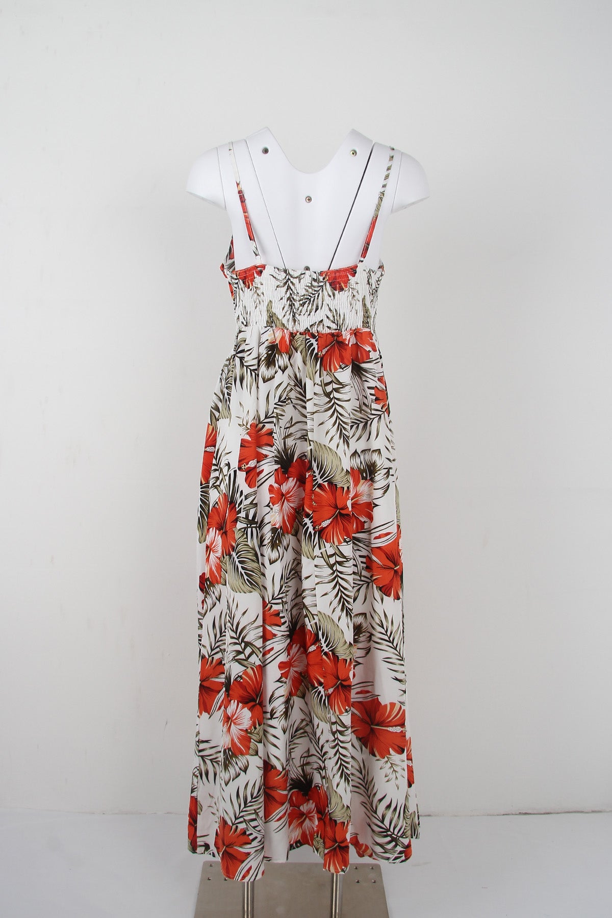 SpringStil® - Romantic sleeveless maxi dress with floral print