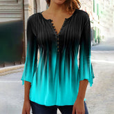 EcoExotica® - Comfortable top with 3/4 sleeves and print