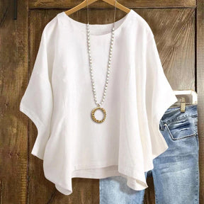 BlütenBliss® - Simple white batwing top