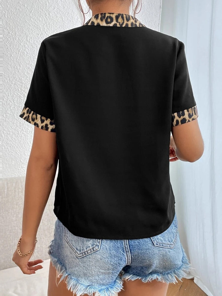 EcoExotica® - Cool black short sleeve top