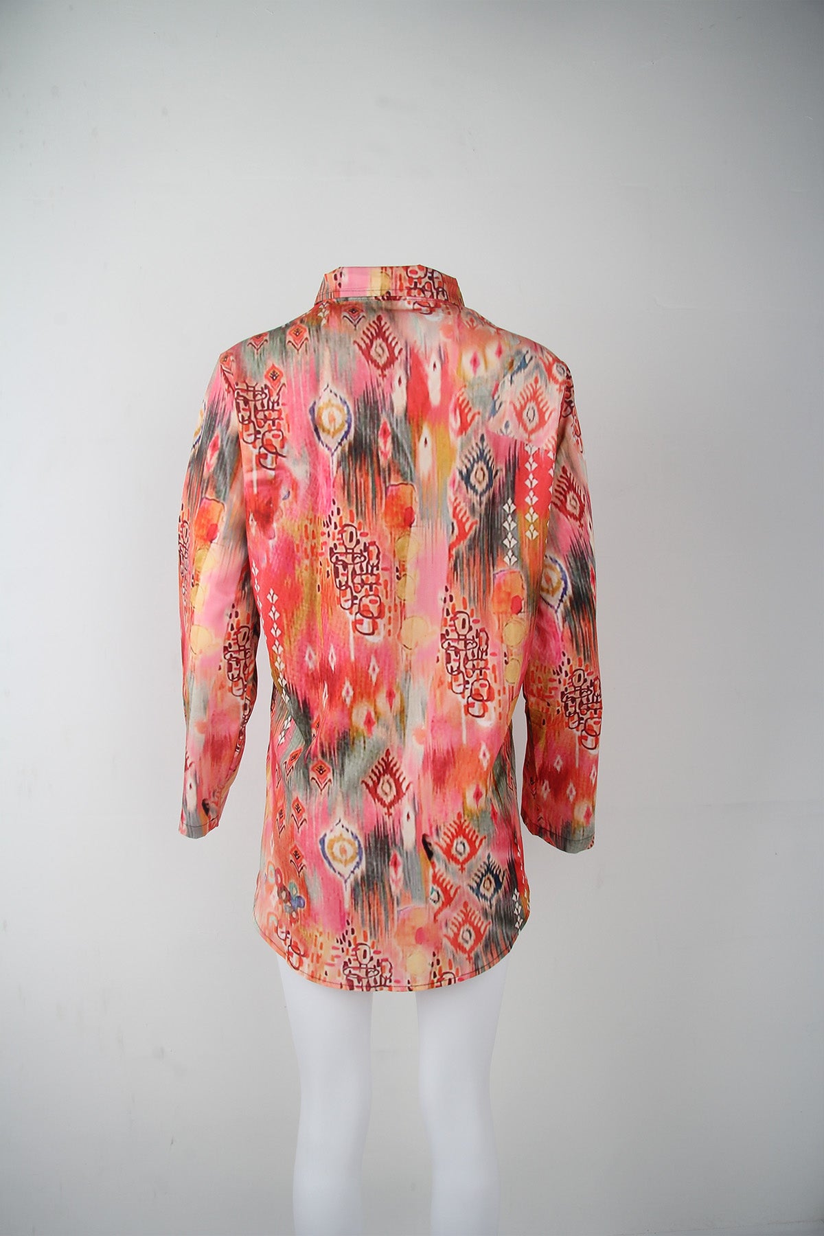 SpringStil® - Romantic shirt with floral print and 3/4 sleeves