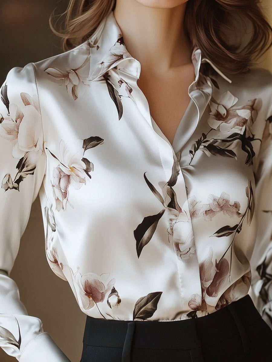 SatinMagnolia Elegance Blouse