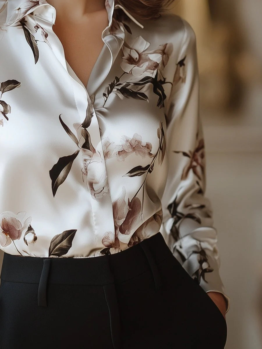 SatinMagnolia Elegance Blouse