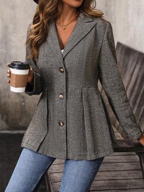 Classic Chic Long Sleeve Coat