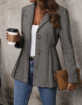 Classic Chic Long Sleeve Coat