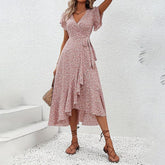 PinkFlair Midi Dress