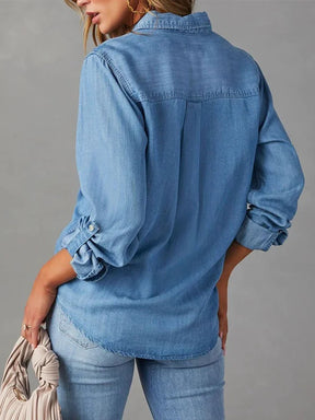 Denim dream blouse