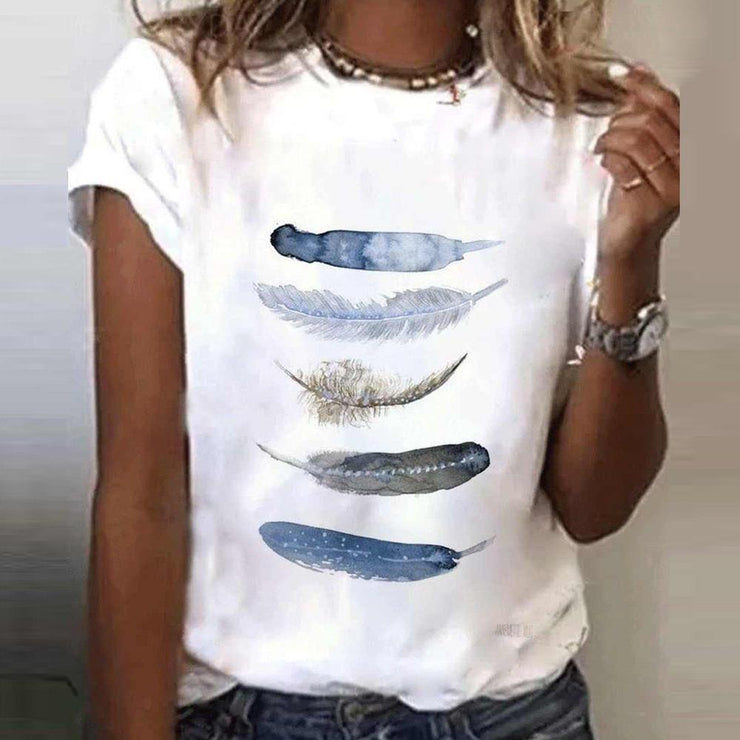 SpringStil® - Freedom Feather short sleeve T-shirt