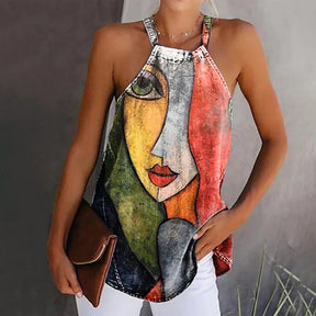 EcoExotica® - Special print halter top