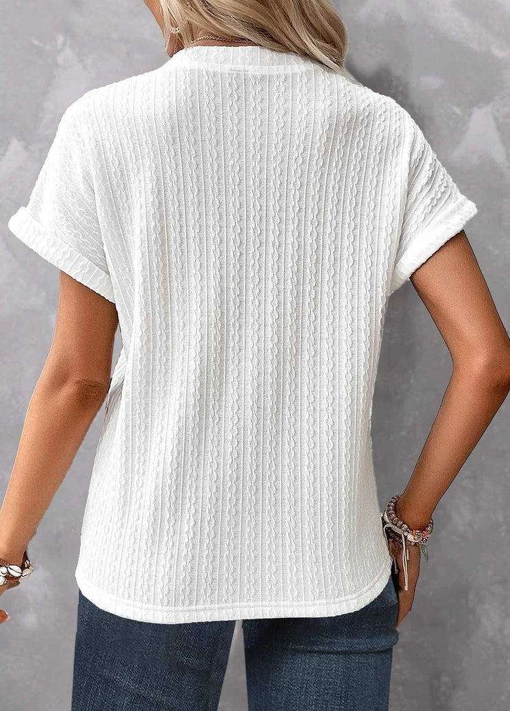 PureWear® - Plain basic top with short sleeves