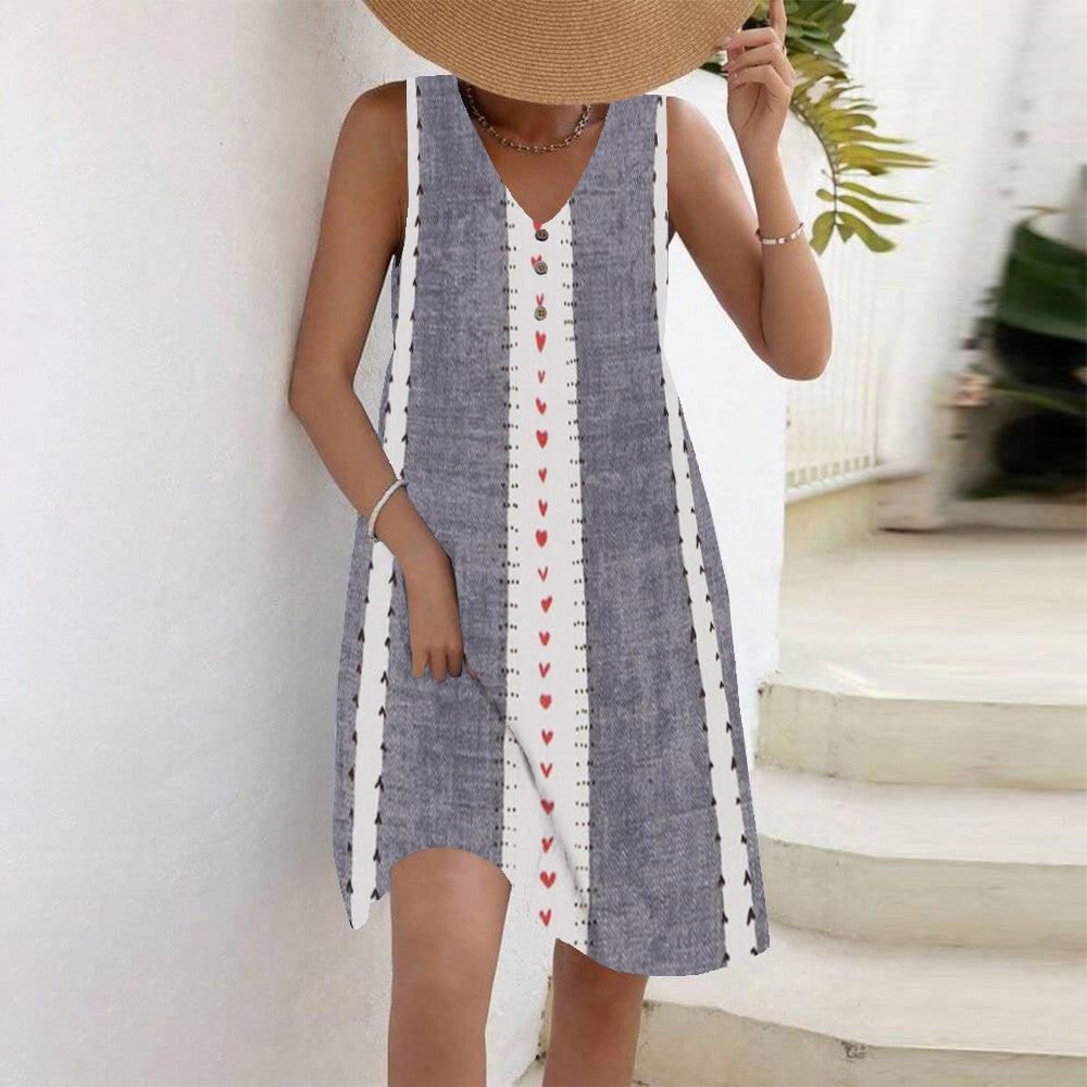 GreyBlock Summer Dress 