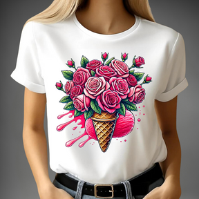 Sweet Rose Cone T-Shirt