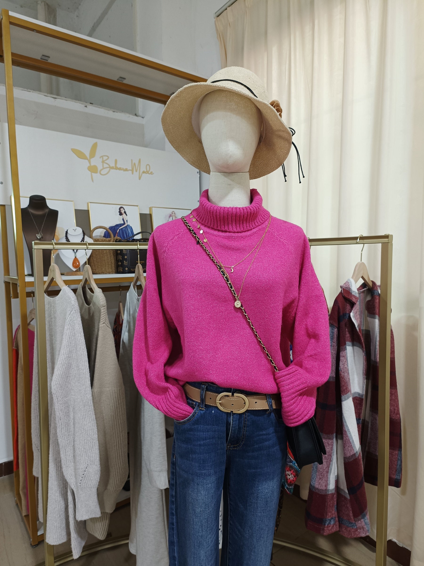 HerbstTrend® - Brighter than the sun pink sweater