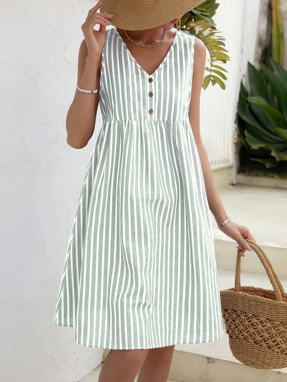 Maritime Chic Mini Dress