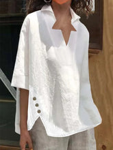 White gloss blouse