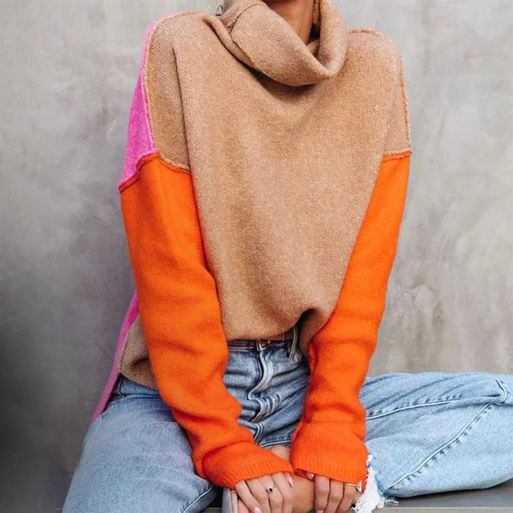 HerbstTrend® - Stunning Color Block Sweater