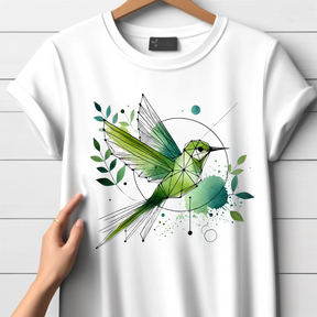 Hummingbird in geometry style T-Shirt