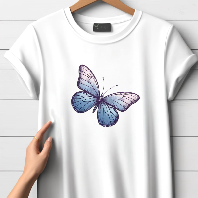 Blue Butterfly T-Shirt