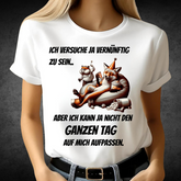 Lustiges Fuchs T-Shirt | Humorvolles Statement für den Winter | Gemütliches Design | Damen Shirt für kalte Tage