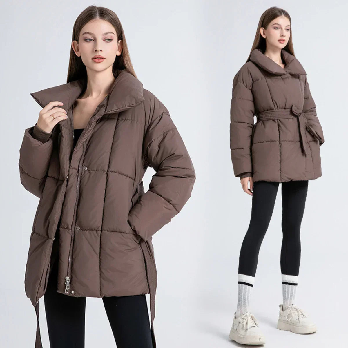 Sophie™ - Schicker Wintermantel mit Gürtel