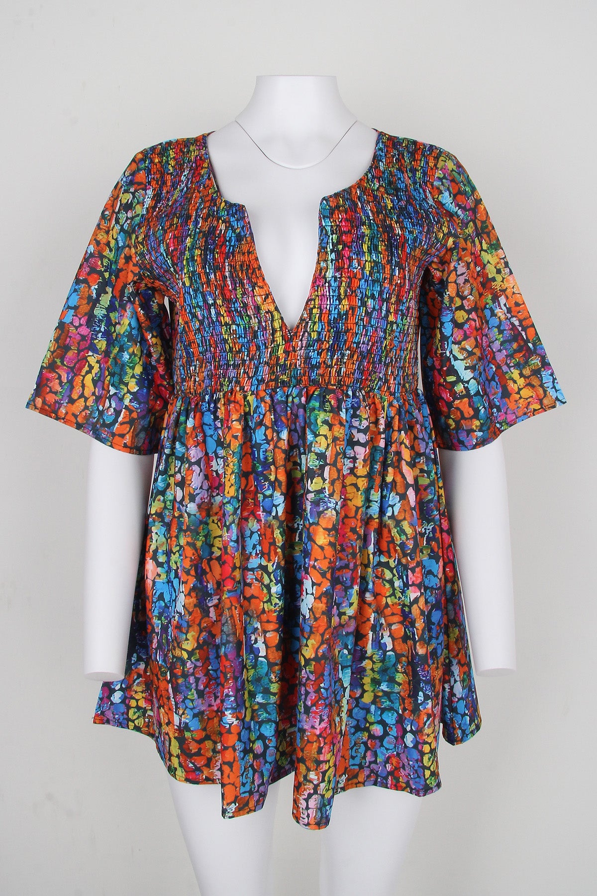 Stylish color explosion blouse