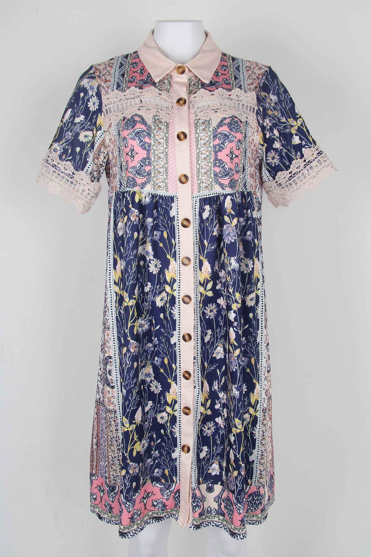 Vintage tunic dress floral