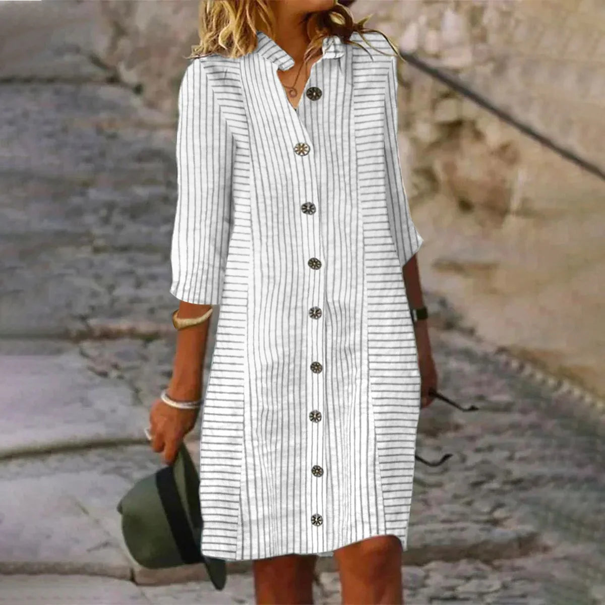 Stripe trend mini dress