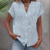 BlueStripe Blouse