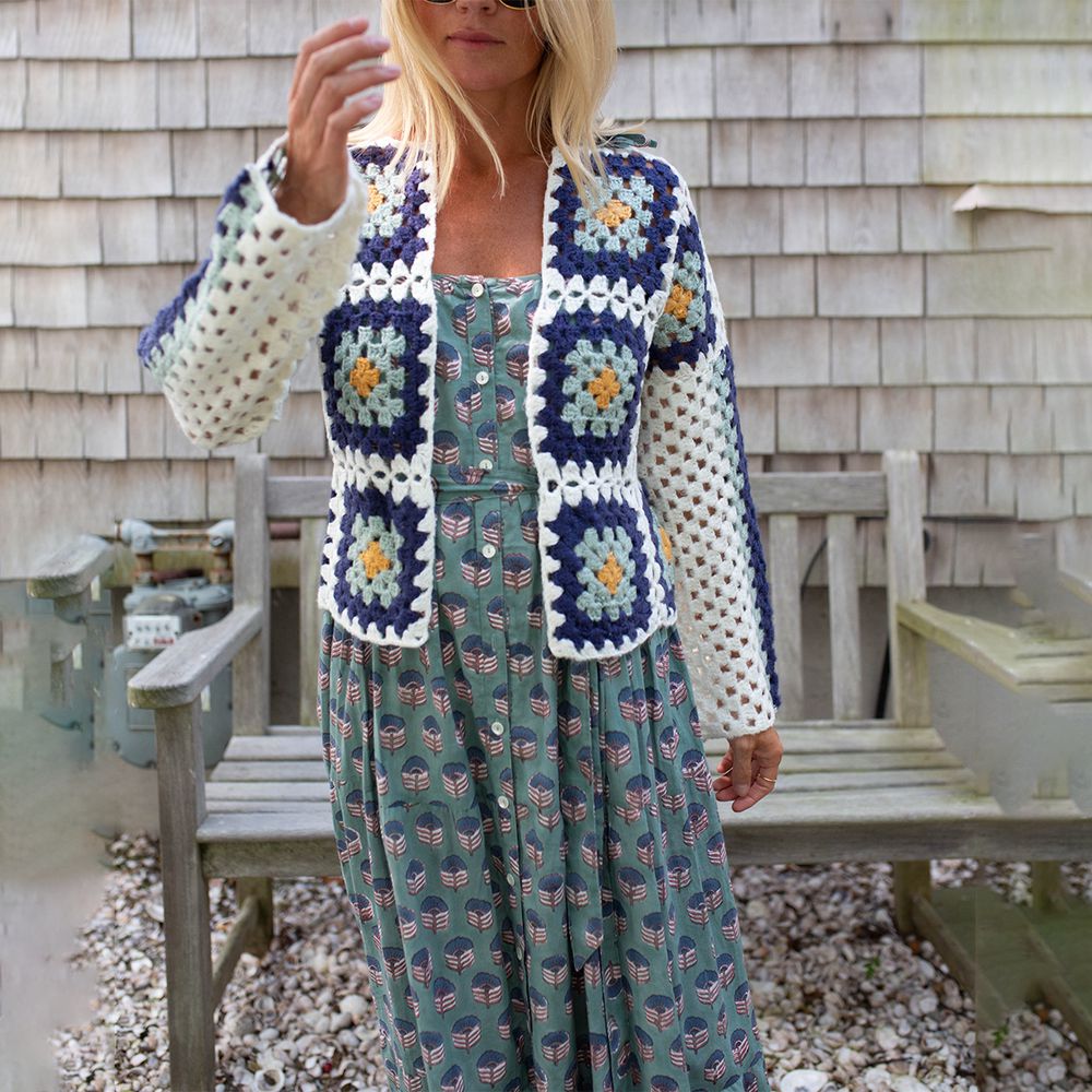 StrickSinn® - Cute long-sleeved cardigan with print