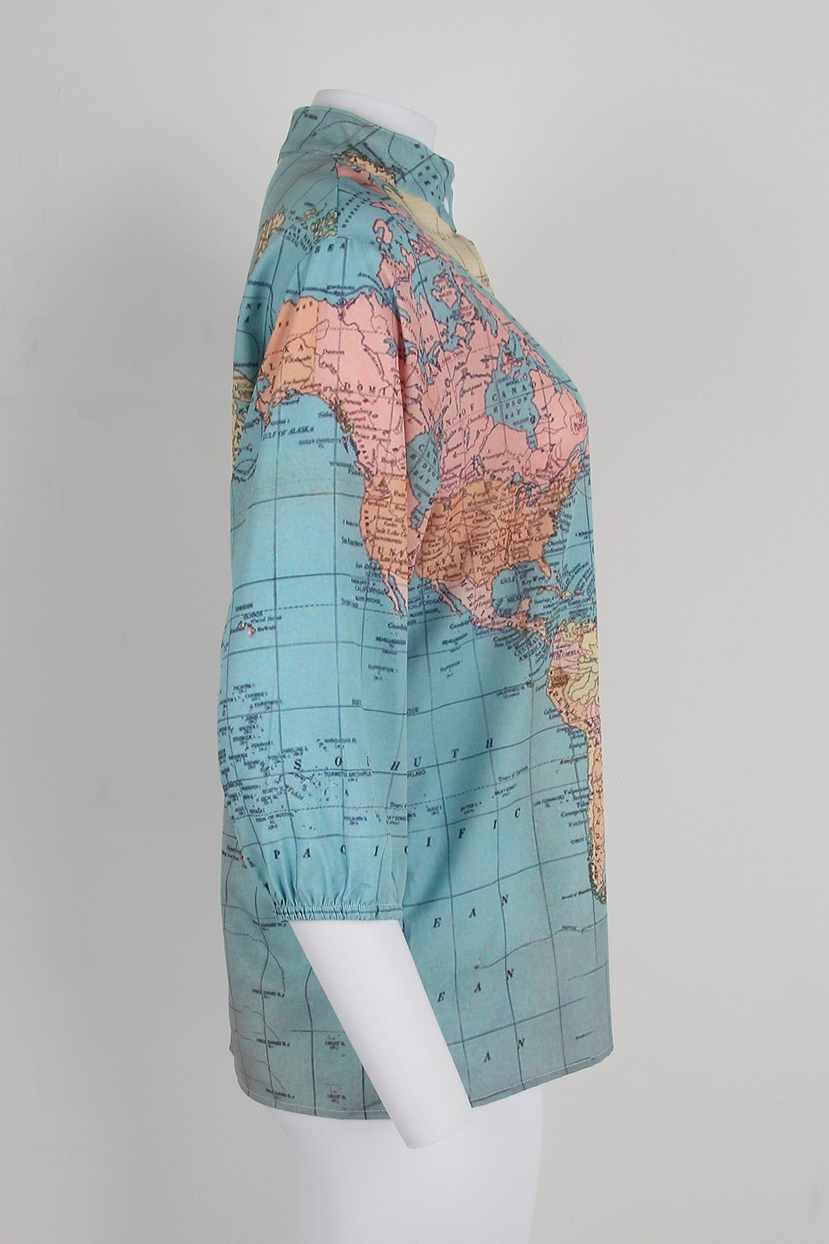 World Map Blouse