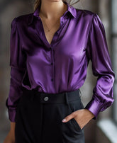 VioletSatin Elegance