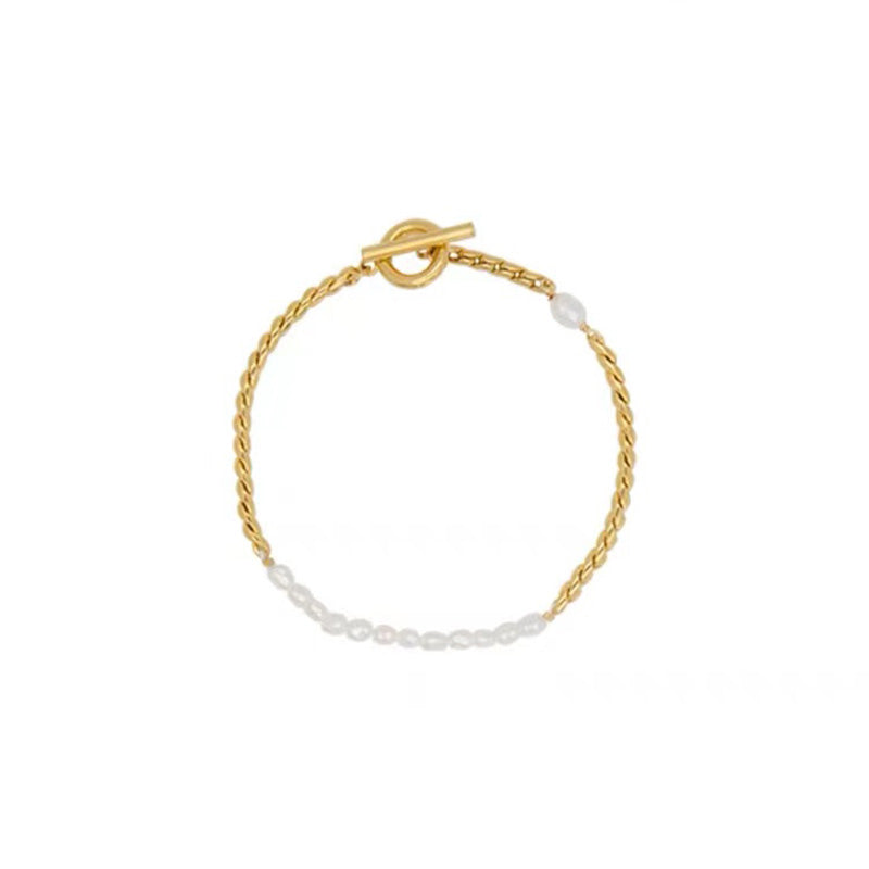 Elendi® - Pearl OT buckle bracelet