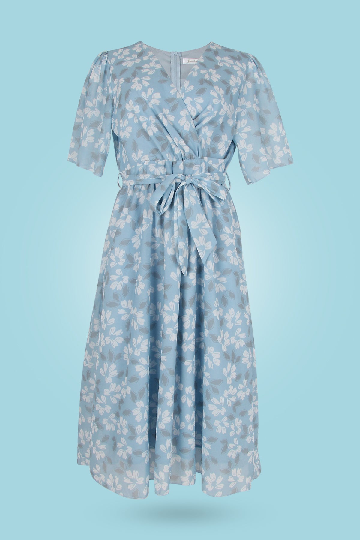 Flower Sky Midi Dress